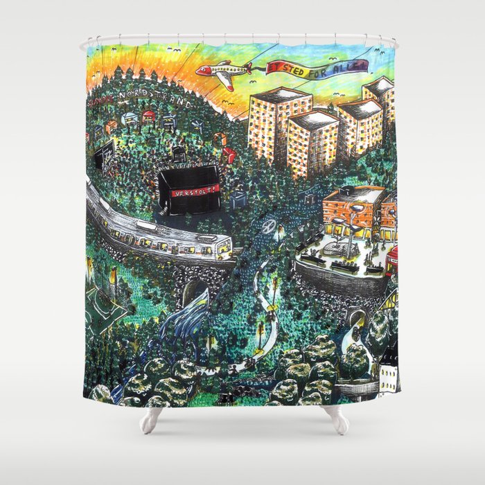 A Place for Everyone, Søndre Nordstrand Shower Curtain