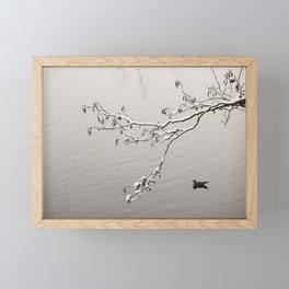 WINTER LAKE Framed Mini Art Print
