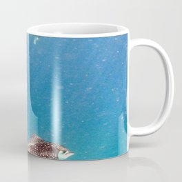 Watercolor People in Nature, AaP, Children 04, and Spotted Eagel Ray, St John, USVI Coffee Mug