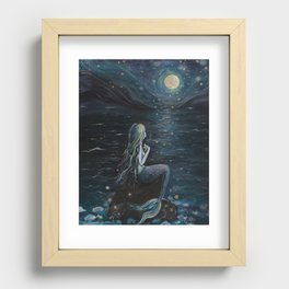 Starry Sea Recessed Framed Print