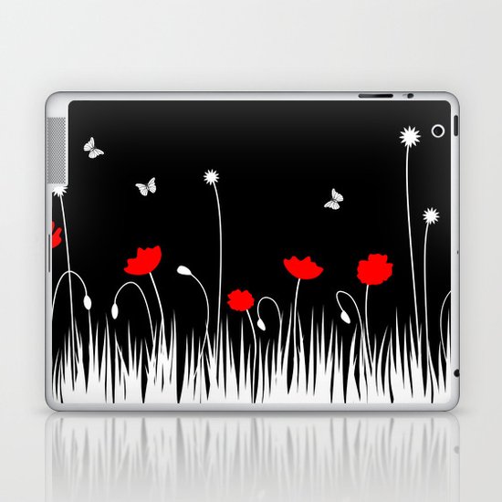 Red poppies Laptop & iPad Skin