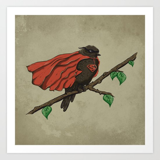 Super Bird Art Print