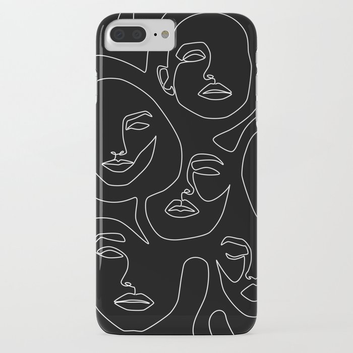 faces in dark iphone case