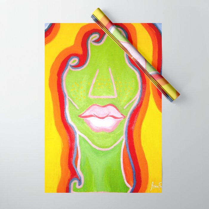 Rainbow Lady Wrapping Paper