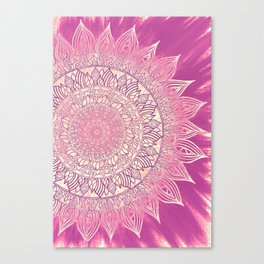 Layers - Pink Canvas Print