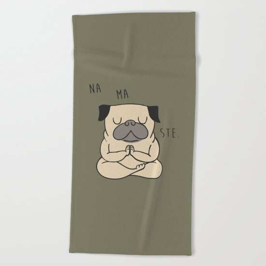 NAMASTE Beach Towel