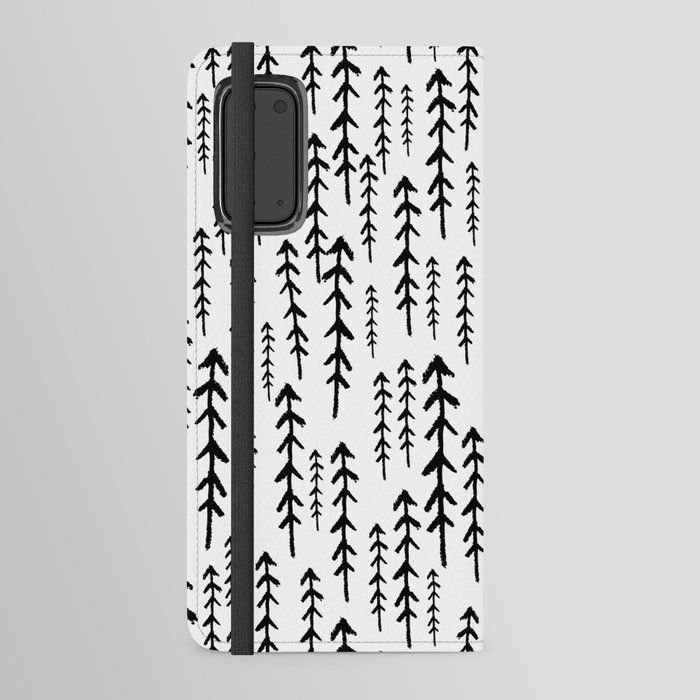 Abstract Winter Forest  Android Wallet Case