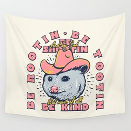 Rootin Tootin Shootin | Possum Cowboy Advice | Space Cowgirl Country Style | Possum  Wall Tapestry