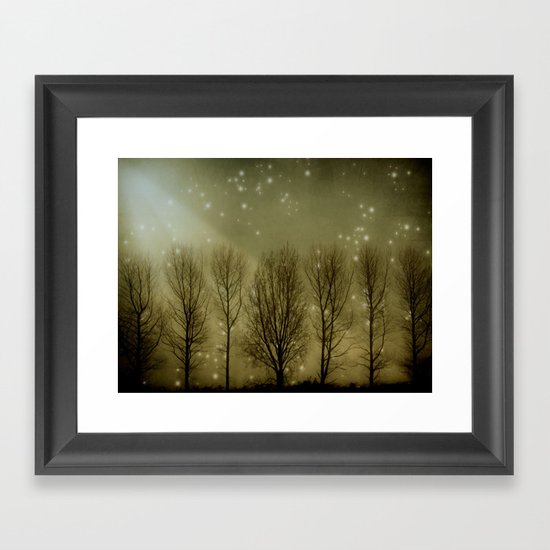 When Twilight Drops Her Curtain Framed Art Print