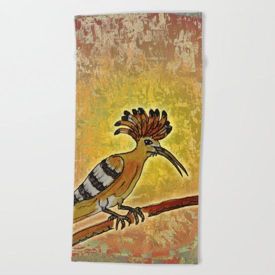 Hoopoe 2 / Nature Beach Towel