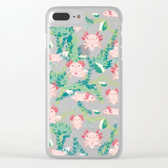 Baby Axolotl Clear iPhone Case