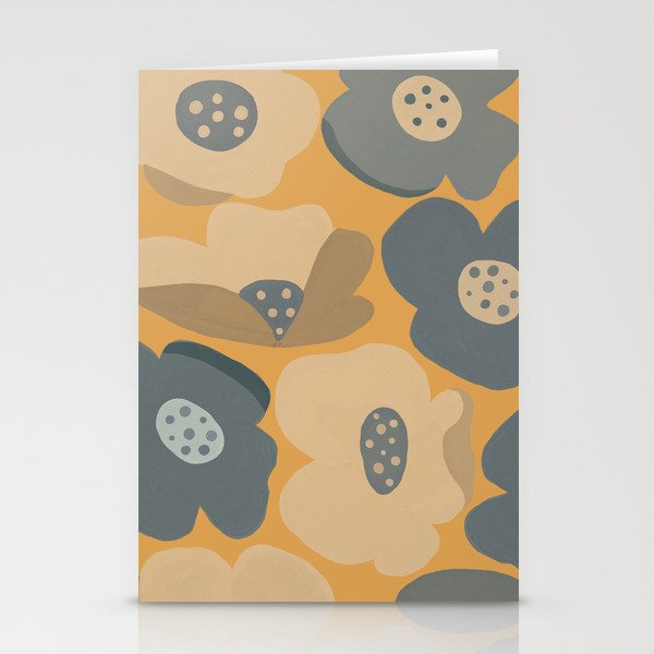 Retro floral Stationery Cards