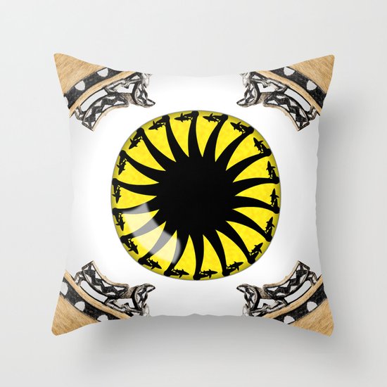 Bonito Eye Throw Pillow