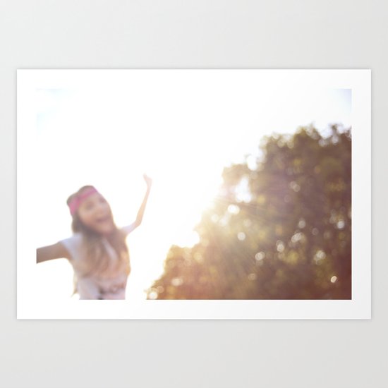Yoyo Girl Art Print