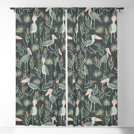 The Magnificent Shoebill Pattern Blackout Curtain