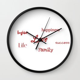 the good life Wall Clock