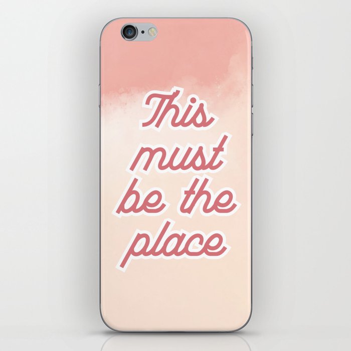 This Must Be The Place iPhone Skin