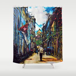 Havana, CUBA No.2 | 2015 Shower Curtain