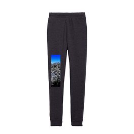Gray Trees Electric Blue Sky Kids Joggers