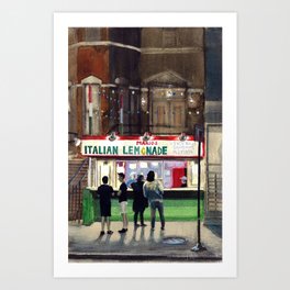 Mario's Italian Lemonade: Chicago, IL Art Print