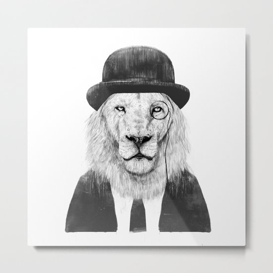 Sir lion Metal Print