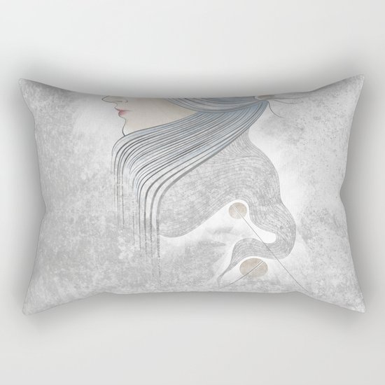 The waterfall of Subconsciousness Rectangular Pillow