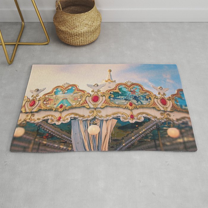 Paris Carousel - Merry Go Round Rug