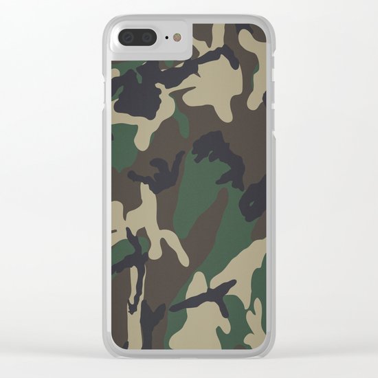 Camo Clear iPhone Case