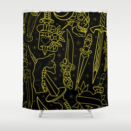 Blades Shower Curtain