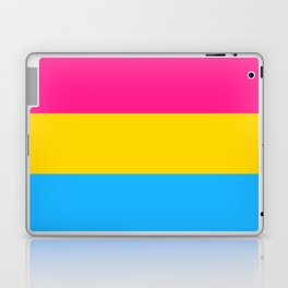 Pansexual flag colors  Laptop Skin