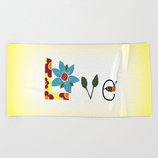 Bee Mine Beach Towel