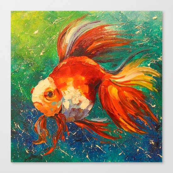 Gold fish Canvas Print