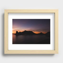 Afterglow Recessed Framed Print