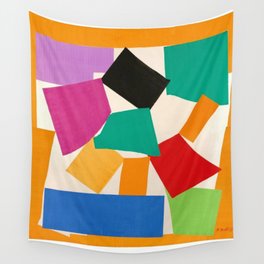 Henri Matisse - The Snail cut-out series portrait painting Wall Tapestry