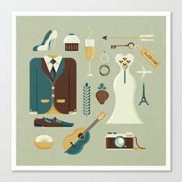 Wedding Day Canvas Print