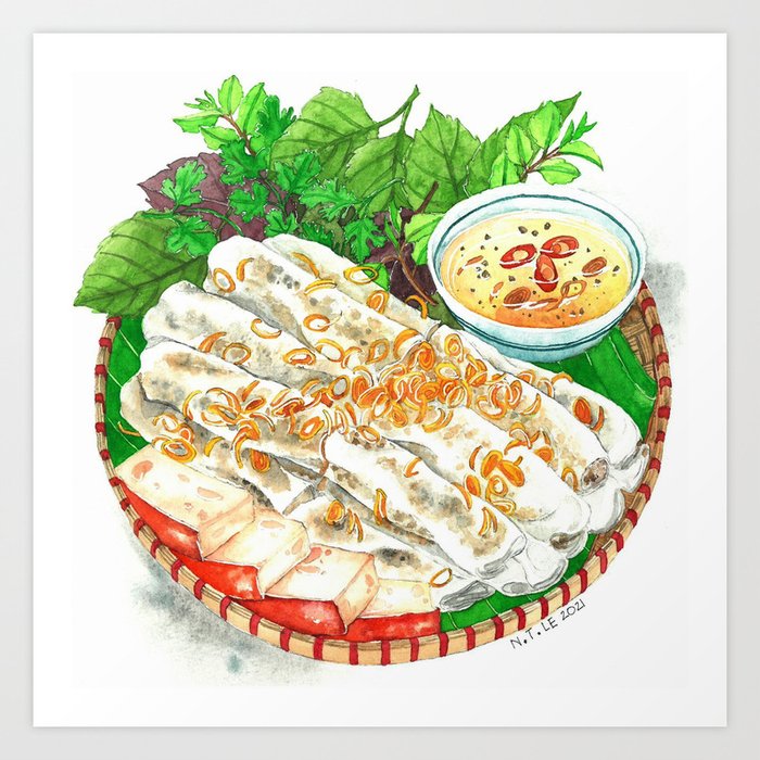 Banh Cuon: Bánh cuốn là một món ăn truyền thống của Việt Nam, được chế biến từ bột gạo và nhân thịt, nấm, hành phi, rau thơm,...Những chiếc bánh cuốn mỏng nhẹ được cuộn và thưởng thức cùng nước chấm đặc trưng. Hãy xem hình ảnh để khám phá sự hấp dẫn của món ăn này!