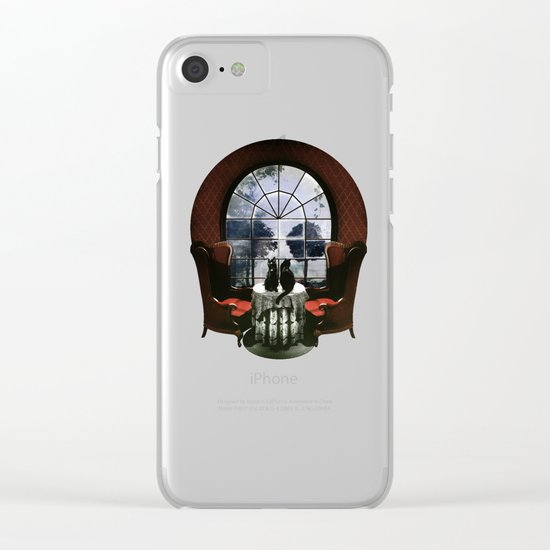 Room Skull Clear iPhone Case