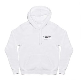 "LOVE" Hoody | Sneaker, Ye, Hype, Street, Love, Supreme, Quote, Popart, Typography, Streetwear 