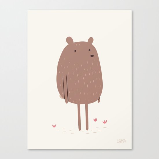 There Bear Canvas Print