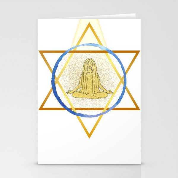 Merkaba Meditation Stationery Cards