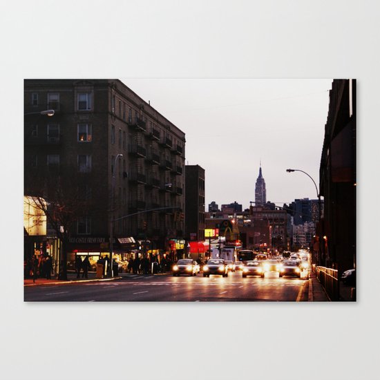 Evening Rush Home Canvas Print