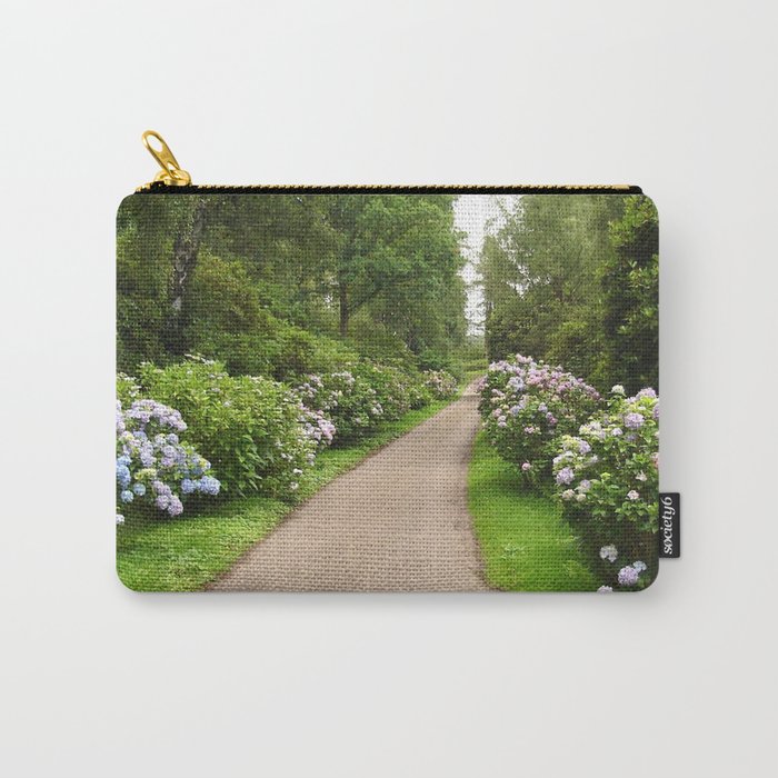 Great Britain Photography - Beautiful Trail Going Through The Park Carry-All Pouch
