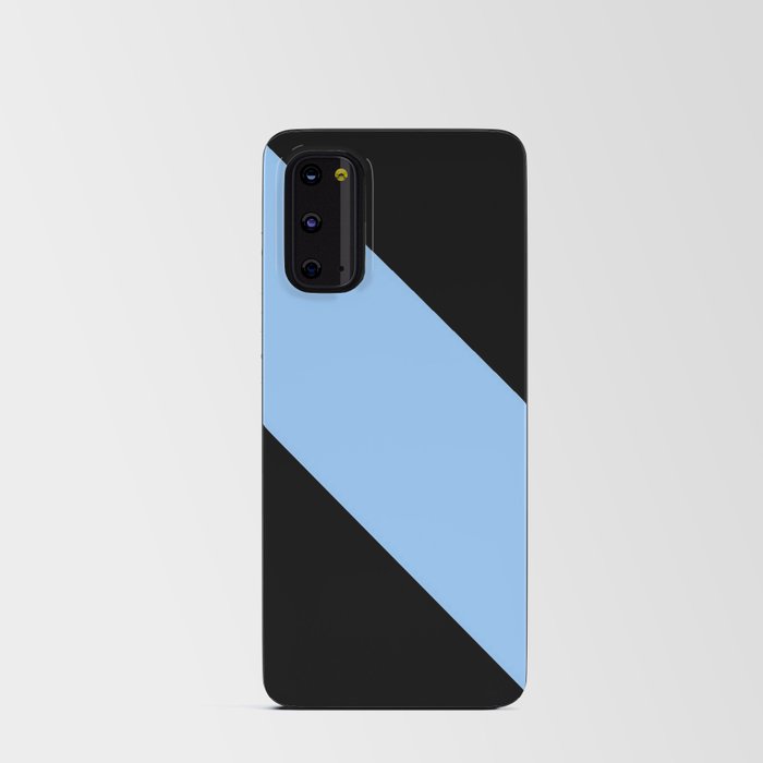 Oblique dark and blue Android Card Case