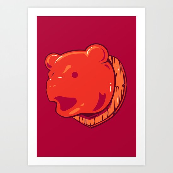 Bear prize Art Print