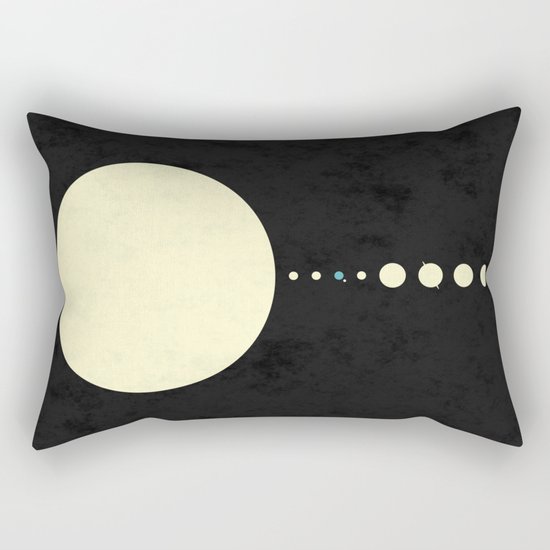 HOME IN THE SOLAR SYSTEM Rectangular Pillow