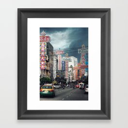 Chinatown - Bangkok - Thailand Framed Art Print