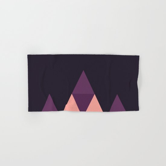 Geometric Pyramid Hand & Bath Towel