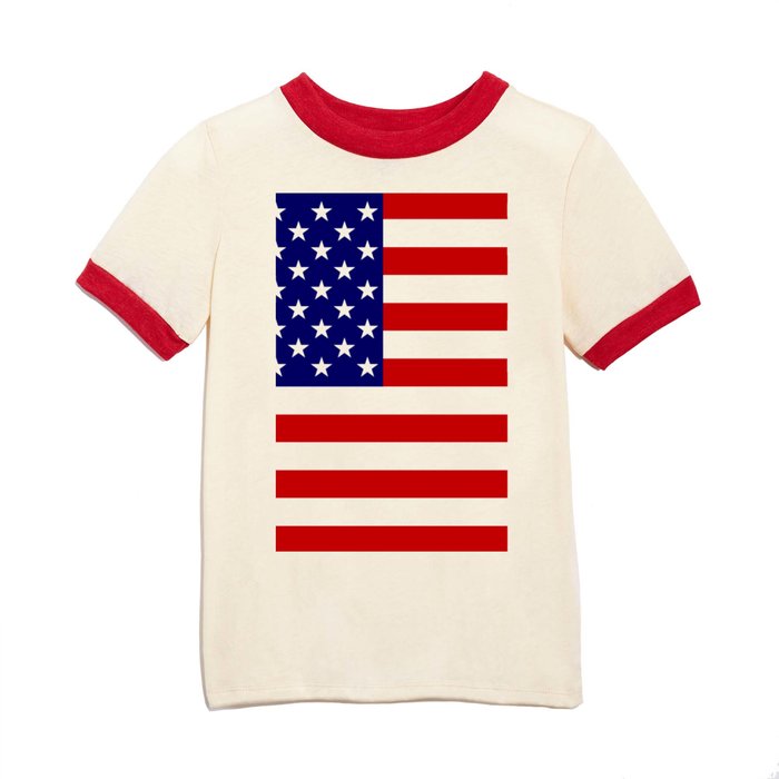 USA Flag Kids T Shirt