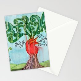 Migration of Hearts Stationery Cards