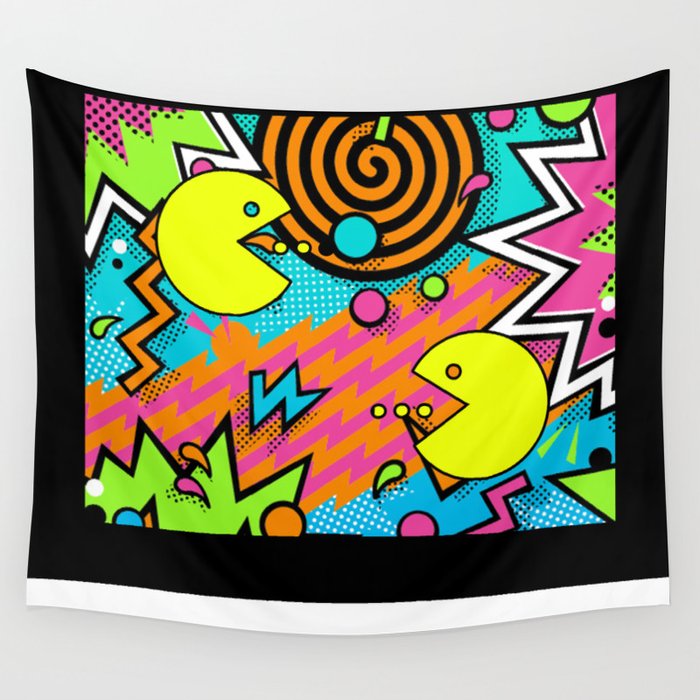 Pac-80s Wall Tapestry